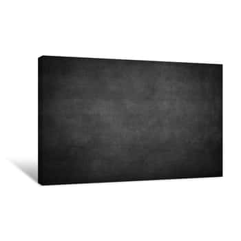 Image of Black Board Texture Or Background Canvas Print