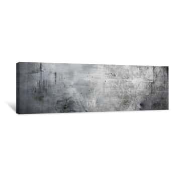 Image of Metal Texture May Used As Background Canvas Print