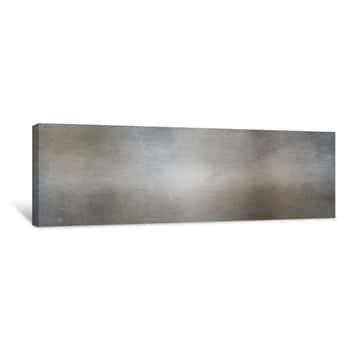Image of Old Scratched Metal Plate Canvas Print