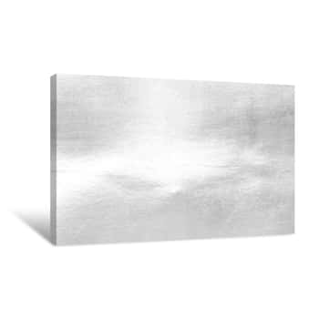 Image of Silver Foil Texture Background Canvas Print
