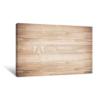 Image of Brown Wood Texture Background Canvas Print