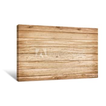 Image of Brown Wood Wall Texture With Natural Patterns Background Canvas Print