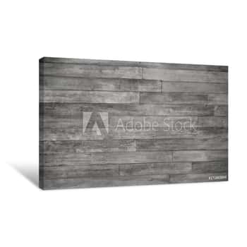 Image of Old Textured Wood Plank Background Canvas Print