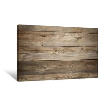 Image of Rustic Weathered Wood Background Canvas Print