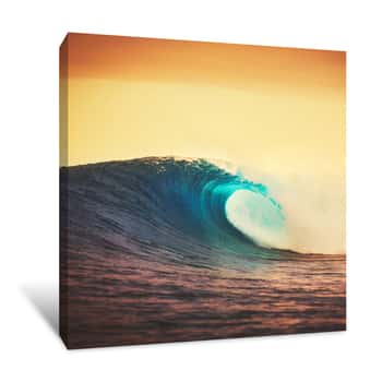 Image of Sunset Wave Canvas Print