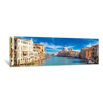 Image of Canal Grande In Venice, Italy Canvas Print