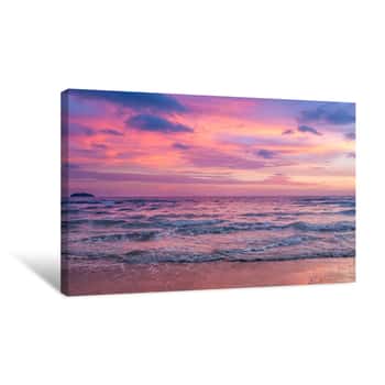 Image of Romantic Sunset Canvas Print