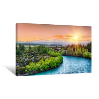 Image of Clutha River Canvas Print