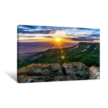 Image of Sunset At The Land\'s End Canvas Print