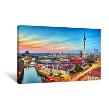 Image of Berlin Skyline Canvas Print