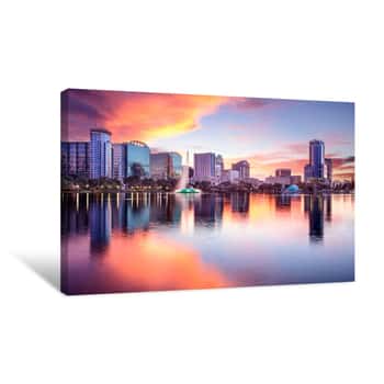 Image of Orlando, Florida Skyline Canvas Print