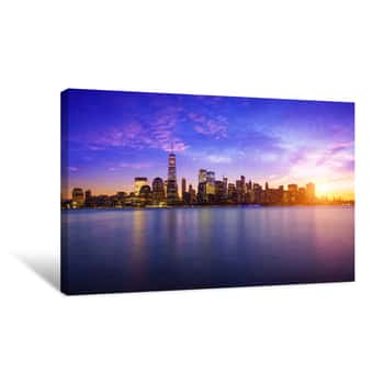 Image of Manhattan Skyline Canvas Print