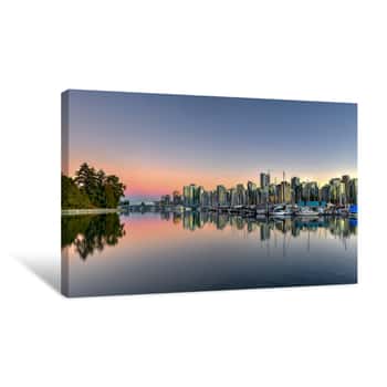 Image of Vancouver, Canada Skyline Canvas Print