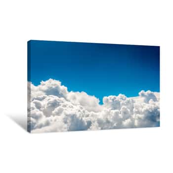 Image of Blue Clouds And Sky Canvas Print