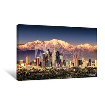 Image of Los Angeles Skyline Canvas Print
