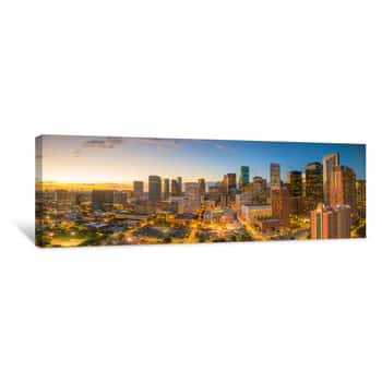 Image of Downtown Houston Skyline Canvas Print