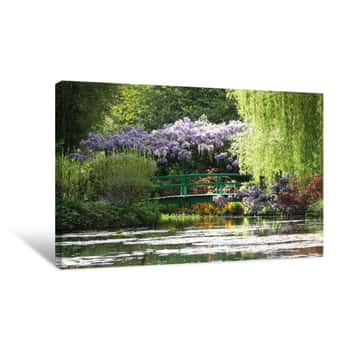 Image of Monet Gardens Canvas Print