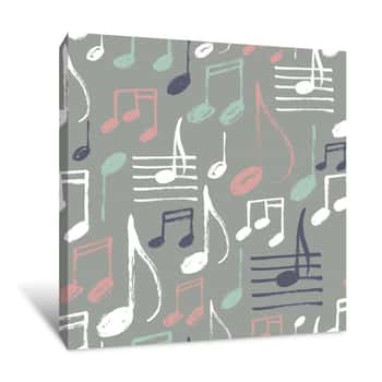 Image of Music Notes Canvas Print