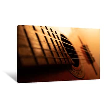 Image of Guitarra Acústica Clásica  Canvas Print