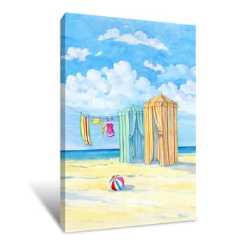 Image of Cabanas Swimsuits Canvas Print