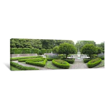 Image of Pathways - Elizabethan Gardens - Manteo, NC Canvas Print