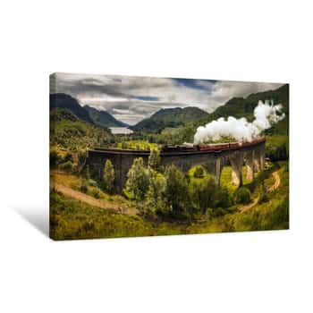 Image of Steam Train Jacobite Canvas Print