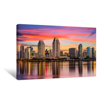 Image of San Diego, California Skyline Canvas Print