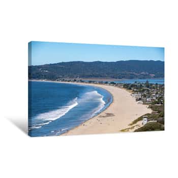 Image of Stinson Beach, Marin County, California, USA  Stinson Beach Is Located North Of San Francisco, Near Pt Reyes National Seashore  Canvas Print
