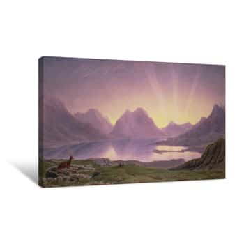 Image of The Dawn, Loch Torridon Canvas Print