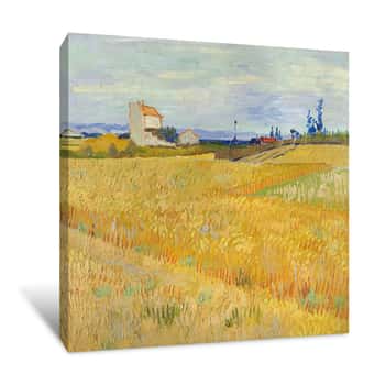 Image of Wheat Field 1888 Canvas Print
