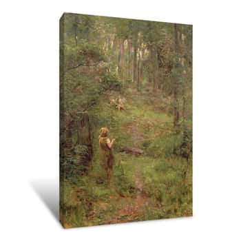 Image of What the Little Girl Saw in the Bush Canvas Print