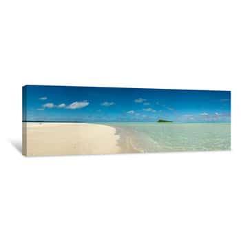 Image of Clear Water Beach Canvas Print