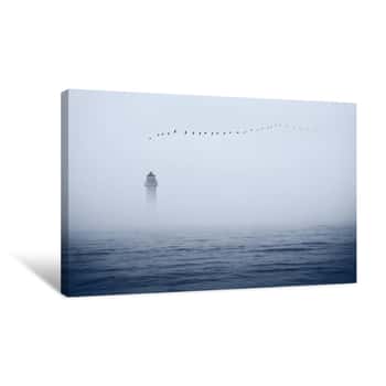Image of Misty Sea Canvas Print