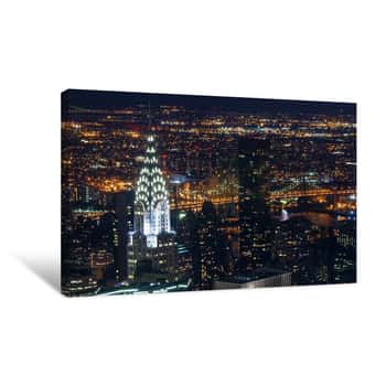 Image of Aerial View from Empire State Building Canvas Print