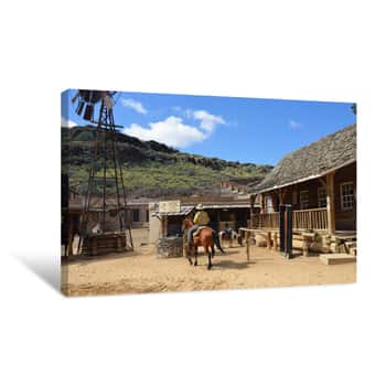 Image of Wild West Town Canvas Print