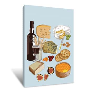 Image of Cheese Board Canvas Print