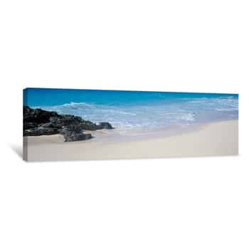 Image of Rock on the Beach Canvas Print
