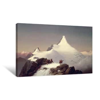 Image of View of the Grossglockner Mountain Canvas Print