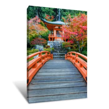 Image of Daigoji Temple In Kyoto Canvas Print