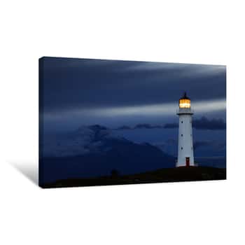Image of Cape Egmont Lighthouse, New Zealand Canvas Print