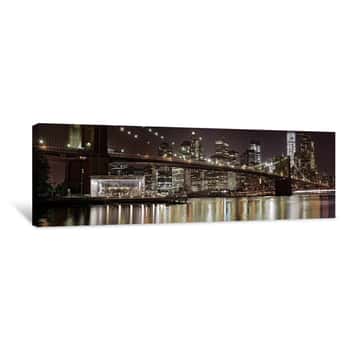 Image of The Bright Lights of New York City Canvas Print