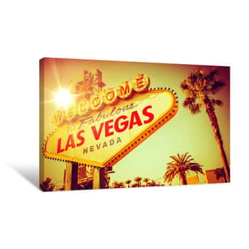 Image of Famous Las Vegas Nevada Canvas Print