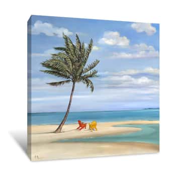 Image of Inlet Palm I Canvas Print