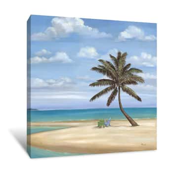 Image of Inlet Palm II Canvas Print