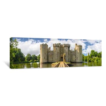Image of Bodiam Castle In England Canvas Print