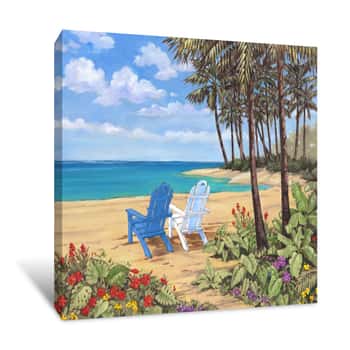 Image of Discovery Bay I Canvas Print