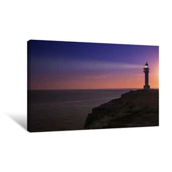 Image of Formentera Lighthouse Canvas Print