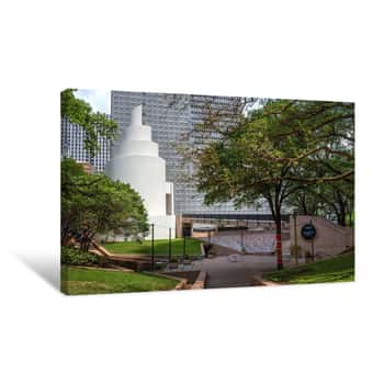 Image of Chapel at Thanksgiving Square Canvas Print