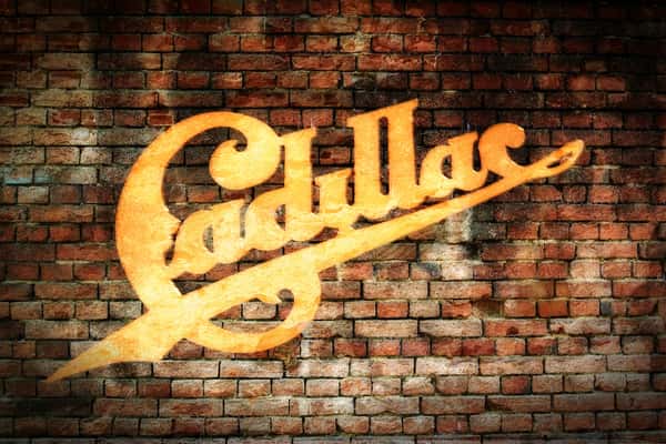 Cadillac Emblem In Bricks Wall Mural