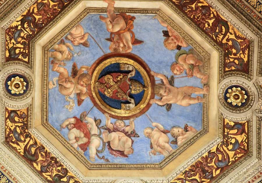 Cupid's Perch Ceiling Wall Mural